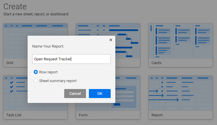 Reports Smartsheet Learning Center 8232